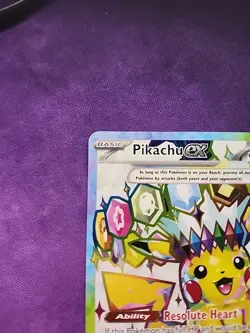 Pokemon TCG Pikachu EX Ultra Rare Holo Card 219/191 Surging Sparks - Image 2