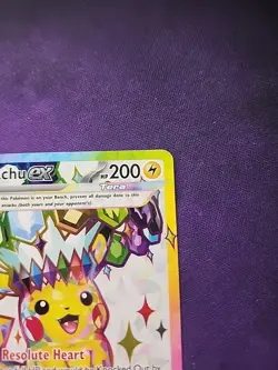 Pokemon TCG Pikachu EX Ultra Rare Holo Card 219/191 Surging Sparks - Image 3