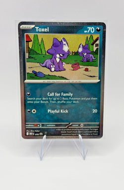 Pokemon Toxel #078 Cosmos Holo Black Star Promo NM Holo - Image 1