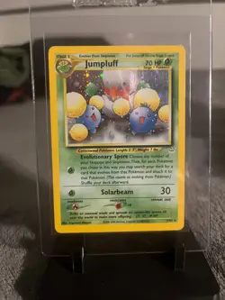 Jumpluff 9/64 Neo Revelation Unlimited Pokemon Card Holo Rare *READ DESCRIPTION* - Image 1
