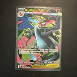 Pokemon Mega Charizard X EX 109/094 Secret Rare Full Art Holo 2014 - Image 1