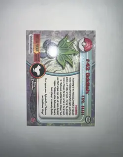 Pokemon 2000 Topps Chrome Oddish + Gloom + Vileplume Evolution Set #43-45 NM - Image 4