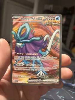 Walking Wake EX 189/162 Full Art Temporal Forces Pokemon TCG - Image 1