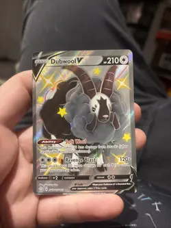 Pokemon TCG Pokemon Dubwool V Dubwool Shiny Holo Rare Holo - Image 1