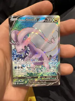 Pokemon Lost Origin Hisuian Goodra V 187/196 NM - Image 1