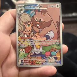 Arven's Greedent 205/182 SV10: Destined Rivals Full Art NM Pokemon - Image 1