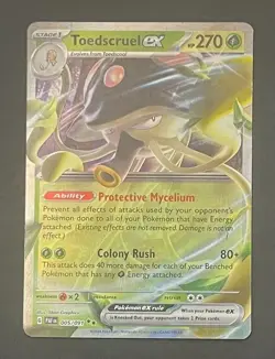 Pokemon Card Toedscruel EX 005/091 Paldean Fates - Near Mint - Image 1