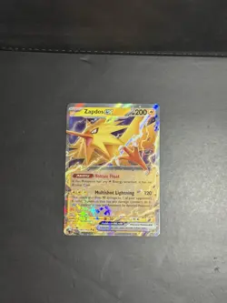 Zapdos ex Pokemon Scarlet & Violet 151 145/165 Double Rare NM - Image 2