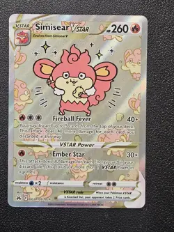Pokemon TCG Semisear VSTAR GG37 Crown Zenith Galarian Gallery Alternative Art - Image 1