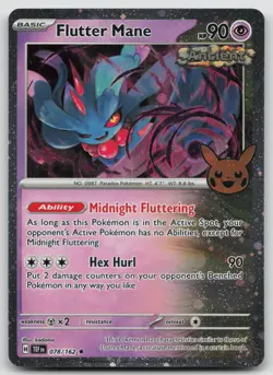 Flutter Mane (Cosmos Holo) 078/162 Trick or Trade BOOster 2024 Pokemon Holo NM - Image 1
