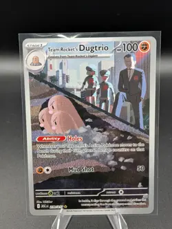 Pokemon Team Rocket's Dugtrio Illustration Rare ME: Ascended Heroes 239/217 NM/M - Image 1
