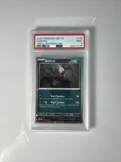 2023 Pokemon OBF EN DARKRAI Triple Whammy Tin #136 Mint PSA 9 - Image 1