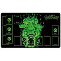 Pokemon Playmat With Zones OPCG TCG Card Game Venusaur PlayMat 24x14in Standard - Image 1