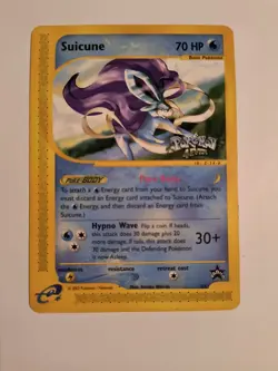 Suicune 53 Black Star Promo Pokemon WOTC Regular Card Pokemon 4Ever Stamp LP - Image 1