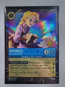 Disney Lorcana TCG Rapunzel Epcot Festival of the Arts Promo Card 1/DIS EN 4 - Image 1