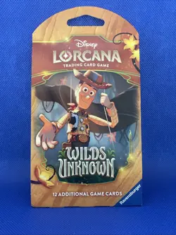 1x Disney Lorcana TCG: Wilds Unknown Sleeved Pack Brand New Factory Seal - Image 1
