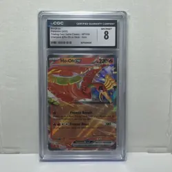 Pokemon Ho-Oh ex Trading Card Game Classic 7/34 Charizard & Ho-Oh Holo CGC 8 - Image 1