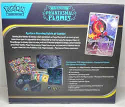 2025 Phantasmal Flames ETB Manual Base/Foil Cards, Promo Codes, and Sleeves/Coin - Image 3