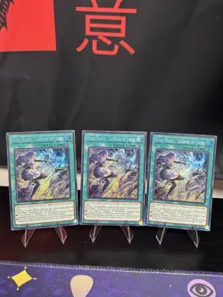 Yu-Gi-Oh! 3-Card Lot Verre Magic - Lacrima of Light BLMM-EN046 Holo 1st Ed - Image 1