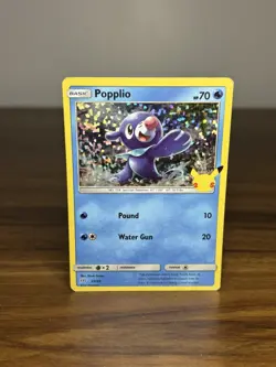 Popplio 23/25 McDonald's 25th Anniversary | Promo Holo Pokemon Card - Image 1