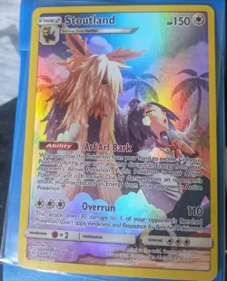 Stoutland 248/236 SM Cosmic Eclipse Secret Rare Pokemon Card Mp - Image 1