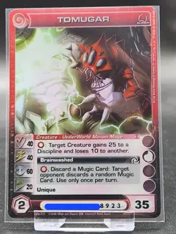 Chaotic Card : Tomugar BTD First Edition Super Rare creature - Image 1