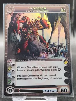 Chaotic Card : Wamma Hive Ordnance First Edition Super Rare Creature - Image 1