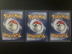 2000 Pokemon Movie Promo Cards Black Star Moltres Articuno Zapdos 21 22 23 LP - Image 2