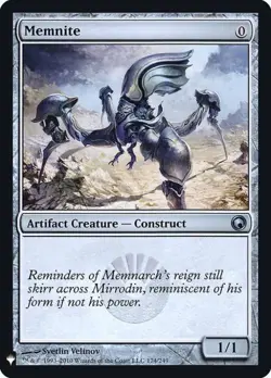Memnite -Foil Near Mint MTG Mystery Booster Retail Edition Foils - Image 1