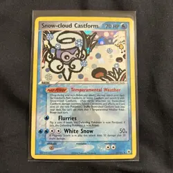 Snow-cloud Castform 25/101 Hidden Legends Reverse Holo English Pokemon Card - Image 1
