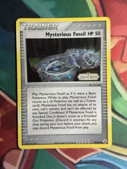 Mysterious Fossil Common Reverse Holo Ex Legend Maker 79/92 Pokemon TCG Card MP - Image 2
