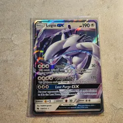 Lugia GX - 159/214 - Pokemon Lost Thunder Sun & Moon Ultra Rare Card NM - Image 1