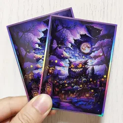 Trading Card Pokemon Gengar CCG Card Sleeves 67X92mm Iridescent Standard Size - Image 2