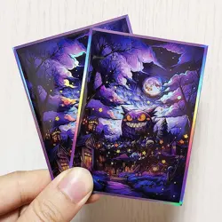 Trading Card Pokemon Gengar CCG Card Sleeves 67X92mm Iridescent Standard Size - Image 3