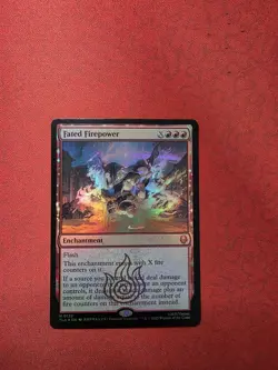 Wizards of the Coast MTG Fated Firepower TLA 0132 Foil Enchantment EN 2025 - Image 2