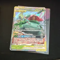 Celebi & Venusaur GX 1/181 SM Team Up Holo Ultra Rare TAG TEAM EN - Image 1