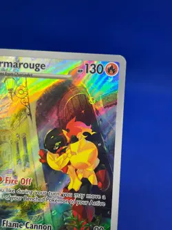 Pokemon SV01 Scarlet & Violet Base Set Armarouge 203/198 Illustration Rare IR LP - Image 4