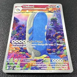Pokemon: Wailord Illustration Rare IR Full Art Holo 162/159 Journey Together - Image 2