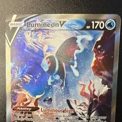 Pokemon Lumineon V 156/172 Brilliant Stars Ultra Rare Alt Full Art Holo ENG - Image 2