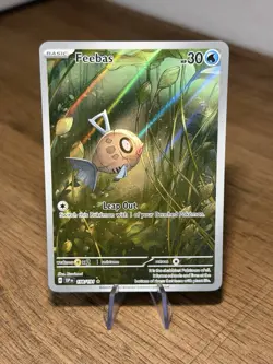 Pokemon Feebas 198/191 Sv: Scarlet & Violet Illustration Rare Full Art Holo 30 … - Image 1