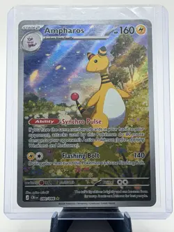 Pokemon TCG - Ampharos 090/086 - Chaos Rising - Illustration Rare - NEAR MINT - Image 1