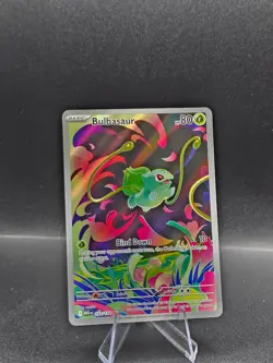 Bulbasaur 133/132 Me01: Mega Evolution Holo Illustration Rare Pokemon TCG - Image 2