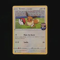 Pokemon TCG Eevee on the Ball 002/005 Promo Regular 2020 60HP - Image 1