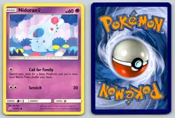 NIDORAN F 54/181 C TEAM UP POKEMON MP KUDO - Image 3