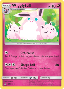 WIGGLYTUFF 135/214 R UNBROKEN BONDS POKEMON MP KUDO - Image 4