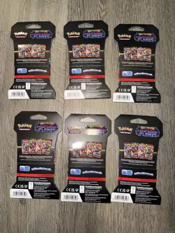 Pokemon Mega Evolution Phantasmal Flames Sleeved Booster Pack 6x BRAND NEW - Image 2