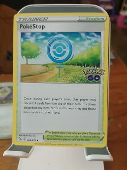 Pokemon TCG Trainer Card 068/078 Pokestop Exclusive Near Mint - Image 1