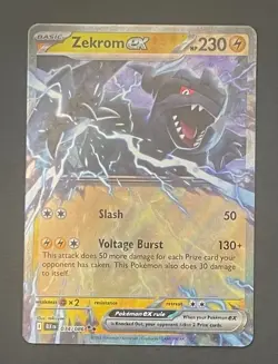 Pokemon Card Zekrom EX 034/086 Black Bolt - Near Mint - Image 1