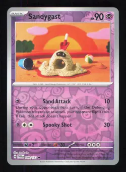 Sandygast 091/167 Reverse Holo Twilight Masquerade Pokemon Near Mint - Image 1