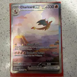 Charizard ex 199/165 Sv: Scarlet & Violet 151 Holo SIR CHASE🔥 - Image 3